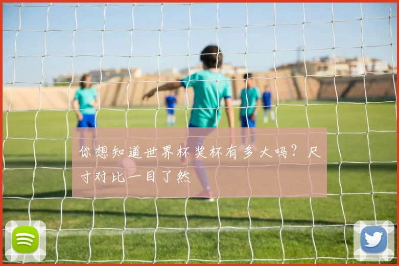 你想知道世界杯奖杯有多大吗?尺寸对比一目了然