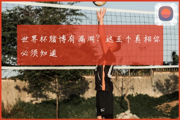 世界杯赌博有漏洞？这五个真相你必须知道